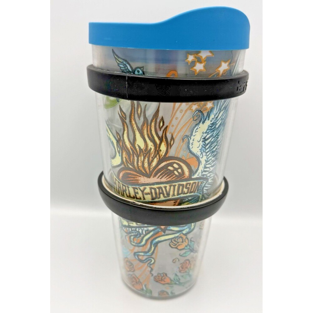 Tervis Harley Davidson Travel Tumbler Ride & Love, 24oz. Biker Cup, Cold, used